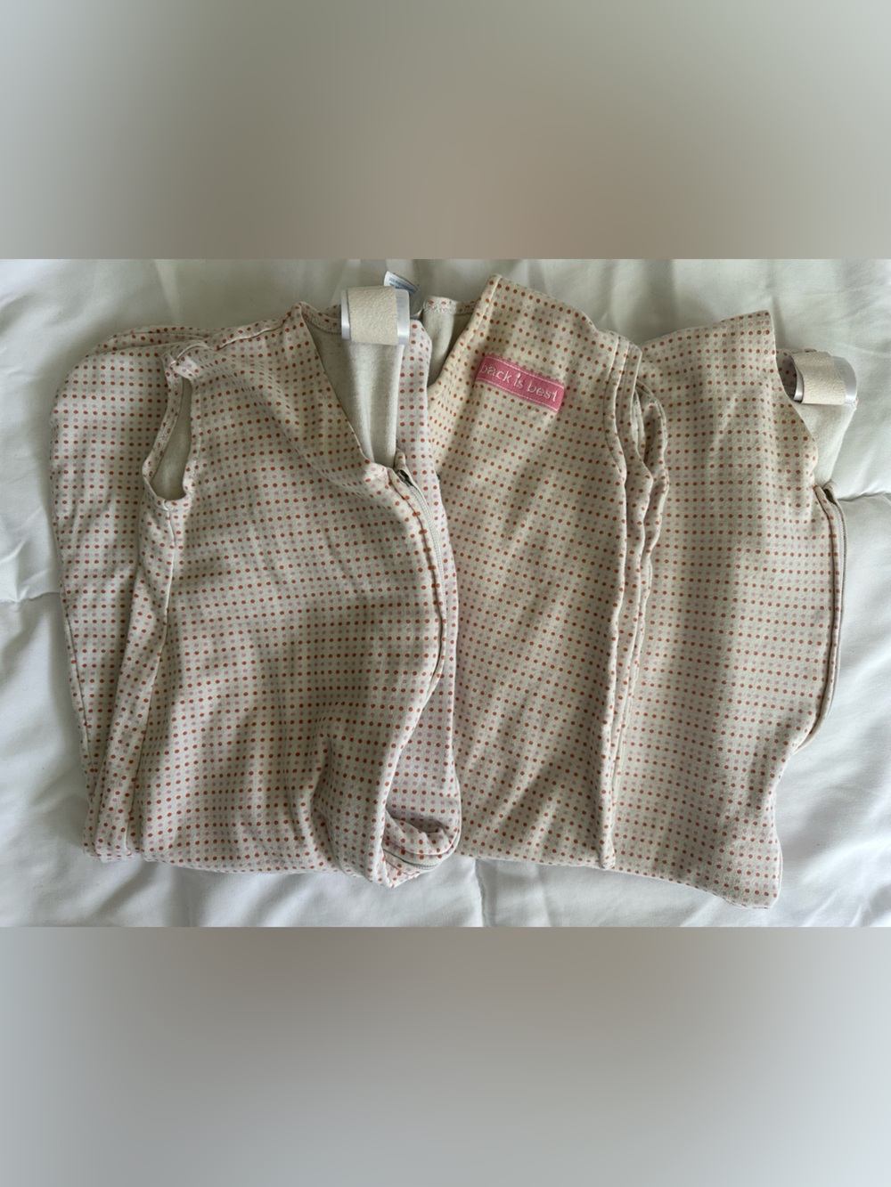 Sleep Sack Swaddle - Pink Dot Print set of 3